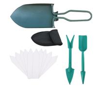 1 Pala Verde Militare Per Piccoli Ingegneri, Kit Iniziale Per Piantine Da 2 Pezzi, 10 Etichette, Pala Pieghevole, Piccola Pala Da Giardino, Pala Da Esterno, Mini Pala Pieghevole