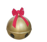 1 palla di Natale gonfiabile, 45/60 cm grande campana a forma di ornamento appeso per esterno, decorazioni di festa cortile, giardino F1V7,