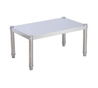 1 Pallet in Acciaio Inossidabile, Pallet per lo Stoccaggio di Alimenti per Uso Commerciale, Ideali per Cucine di Ristoranti, Negozi, Garage e per il Trasporto su Veicoli(60x15 cm/23.6x5.9 in)