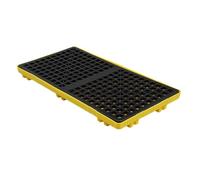1 pallet modulare per contenimento delle fuoriuscite, piattaforma a prova di perdite, per laboratori e uso industriale, resistente, 120 x 60 x 10 cm, soluzione per kit di fuoriuscite