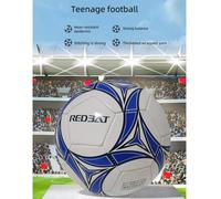 1 pallone da calcio da competizione premium in PU, da allenamento per giovani, durevole, resistente allo sporco e all'usura, cucito a mano n.5 Diametro 22 cmPoliuretano