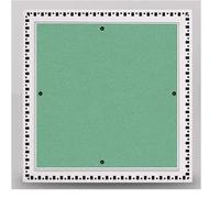 1 pannello di accesso a parete con telaio in ABS pre-incassato for cartongesso - sportello di ispezione nascosto con apertura superiore for casa/garage/cucina(300x300mm)