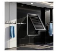 1 pannello di accesso con persiana a cerniera for camere bianche - Sfiato HVAC nero for uso commerciale e residenziale(19x19in)