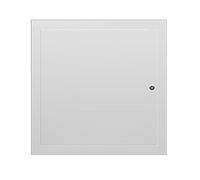 1 pannello di accesso con serratura bianca - Porta di accesso con cerniera for cartongesso, soffitto e parete - Dimensioni personalizzabili, dispositivo di blocco rotante(50x60cm)