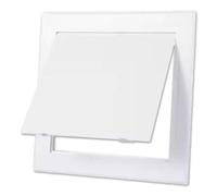 1 pannello di accesso in plastica resistente 10x10 for cartongesso - Porta di accesso bianca facile da installare for impianti idraulici e HVAC(30x30cm)