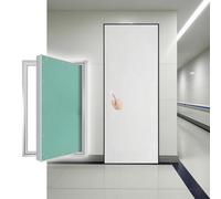 1 pannello di accesso nascosto extra large con apertura a pressione - for nascondere cavi e contatori in garage, soffitta e altro ancora(Black,450x650mm)