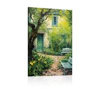 1 Pannello Dipinti murali artistici Fiori in giardino Dipinti Foto Poster Stampe Bellissime immagini Tela per la decorazione domestica - (35x55 cm) 14x22 pollici Senza cornice