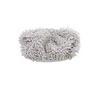 1 Panno In Microfibra For Mocio, Paglietta Abrasiva, Pulizia Del Bagno For La Casa, Compatibile Con Mocio Piatto Swiffer, Riutilizzabile, Adatto For Mocio Da 25x11,5 Cm(Gray (chenille))