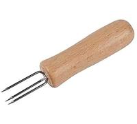 1 pannocchia di mais, pannocchia di mais, kebab di mais dolce, portatile Portamais in acciaio inossidabile con manico in silicone Bello per grigliare, cucinare, fare picAgile e professionale.