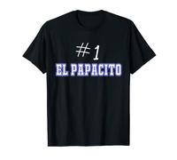 #1 Papacito Messicano Padre Abbigliamento Latino Padre Spagnolo Papà Maglietta
