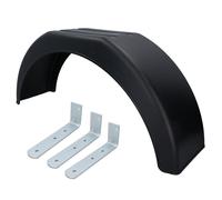 1 parafango in plastica per rimorchio da 14 pollici parafango ad ala passaruo...