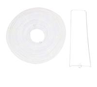 1 paralume giapponese in carta per feste e matrimoni, 40 cm, colore: bianco crema