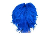 1 parrucca sintetica corta diritta blu for eventi cosplay da uomo, feste in costume