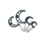 1 PC 0-150mm set micrometro esterno impostato a cricchetto Tipo di arresto 0-100mm Standard for calibro metallici Strumenti,Alta precisione(50-75mm)