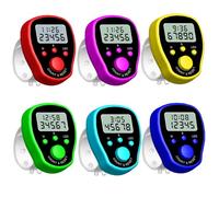 1 Pc 36x45mm Funzione Orologio Multifunzionale LED Buddha Contatore Recitazione - Colore Casuale