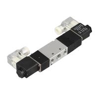 1-PC 4V230C-08 Elettrovalvola pneumatica - 5 vie 3 posizioni porta 1/4" con raccordi da 4-12 mm, multitensione DC12V-AC220V(DC12V)