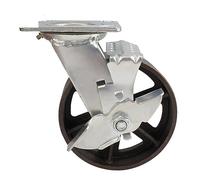 1 Pc 6 pollici Ca maiale lato freno ruota mobile logistica strumento manipolazione fatturato auto universale