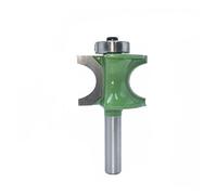 1 PC 8mm Gambo Toro Mezza Punta Tonda Fresa Punte for Router Legno 2 Flauto Cuscinetto Utensile for la lavorazione del legno Fresa MC02047(NO.4 32mm)