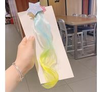 1 pc Accessori per Capelli da Principessa Carino Capelli Ricci a Gradiente a Cinque Stelle Parrucca per Ragazze Forcine per Capelli per Bambini Copricapo Clip Barre