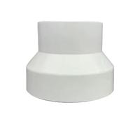 1 PC Adattatore ABS Hardware Conduttura Connettore Raccordi for tubi di ventilazione Tubo a diametro variabile Adattatore riduttore for tubo di scarico(150mm To 110mm)