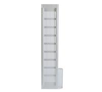1 PC Alluminio Aeratore Argento Griglia Aereazione Ventilazione Cover 7 Misura