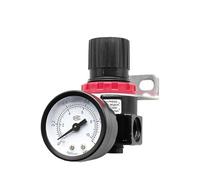 1 PC AR2000 G1/4 Filettatura Pneumatica Mini Compressore d'Aria Regolatore Filtro di Pressione Interruttore/Valvola Riduzione(AR2000 w PC4mm)