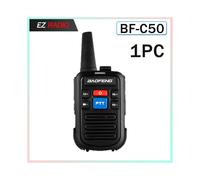 (1 PC) BF-C50 Mini Walkie Talkie Caricatore USB-C UHF Dual PTT Bambini Woki Toki Ricetrasmettitore HF