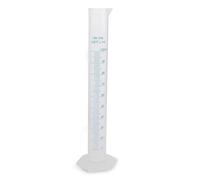 1 pc Cilindro graduato in plastica da 100 ml Becher trasparente Scienza trasparente Misurazione del tubo di prova PROVO PROVA