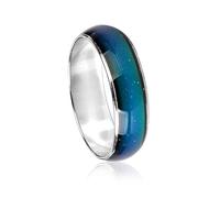 1 pc Colore che cambia l'anello delle dita emozione sentendo magico gioielli in lega umore per uomini donne