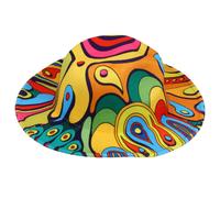 1 PC Colorful Jazz Hat Jazz Stage Cappello Costume che esegue l'elica per