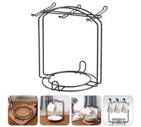 1 PC Coppa per la tazza di asciugatura Porta Porta (Black) Cup Rack