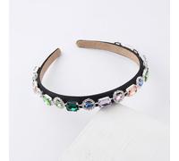 1 PC Donna Barocco Cristallo Fascia Cerchietto per Capelli Strass Gemmata Hoop