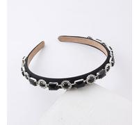 1 PC Donna Barocco Cristallo Fascia Cerchietto per Capelli Strass Gemmata Hoop