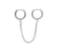 1 Pc Double Hoops Orecchini per Le Donne Zircon Piercing Orecchini Orecchie Buckle Gioielli Pendientes, LYLSSSDH, di E2