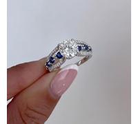 1 Pc Elegante Forma Ondulata Anello Gioielli Fine Regalo Del Partito Per Le Donne Primi Tendenze Di Moda