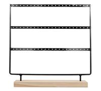 1 Pc Espositore Per Gioielli Porta Orecchini a 3 Livelli Orecchino Pendente Porta Orecchini a 3 Strati Esposizione Degli Orecchini Mancare Scrivania Vetrina Ferro Da Stiro