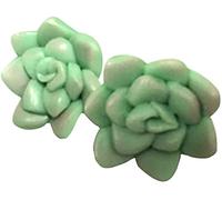 1 PC Fashion Cute succulente Orecchini in plastica Perno Orecchini Gioielli per Compleanno/Festa/Regali Practical Treatment