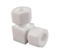 1 PC Gomito Riduttore 2 3 4 6 8 10 12-25 mm 1/8" 1/4" 3/8" 1/2" 3/4" 1" Pollici Tubo OD Raccordo a Compressione PTFE Giunto Connettore(6.35mm To 9.525mm)
