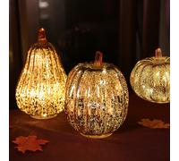 1 pc luci a LED a forma di zucca a forma di zucca per giardino domestico