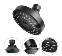 1 PC Nero 4-inch Ruotabile Regolabile Five-Speed Nascosto Doccia Top Spray