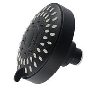 1 PC Nero 4-inch Ruotabile Regolabile Five-Speed Nascosto Doccia Top Spray