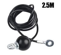 1 PC Nero Rivestito Acciaio Filo Corda Peso Quantit?? 1.4/1.8/2 / 2.5M Gym Cavo