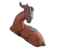 1 Pc Ornamenti Decorativi Di Agnello Giocattolo Per Auto Per Bambini Figura Di Pecora Figurina Feng Shui Decorazione Rana in Miniatura Micro Sandbox Capra Bambino Zisha Ceramica