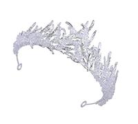 1 pc perline a corda cristallo corona decorazioni ornamenti ornamenta a testa di trapasto ronestone a fascia da sposa a forma di testa per capelli per capelli viti delicata copricapo delicata per
