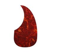 1 PC Professional Folk Acoustic Guitar Battipenna Soft Plate Autoadesivo A Forma Di Goccia D'Acqua Battipenna(Red B)