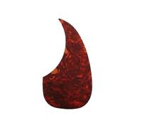 1 PC Professional Folk Acoustic Guitar Battipenna Soft Plate Autoadesivo A Forma Di Goccia D'Acqua Battipenna(Red A)