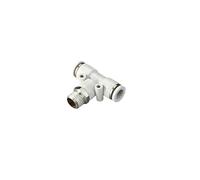 1 PC Raccordo pneumatico Connettori for tubi Raccordi for tubi bianchi di alta qualità 1/4 1/2 6mm 8mm Filettatura BSP Attacco rapido Connettore del tubo dell'aria(6-02 (6mm-1l4),PB)