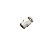 1 PC Raccordo pneumatico Connettori for tubi Raccordi for tubi bianchi di alta qualità 1/4 1/2 6mm 8mm Filettatura BSP Attacco rapido Connettore del tubo dell'aria(10-04 (10mm-1l2),PC)