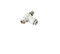 1 PC Raccordo pneumatico Connettori for tubi Raccordi for tubi bianchi di alta qualità 1/4 1/2 6mm 8mm Filettatura BSP Attacco rapido Connettore del tubo dell'aria(12-03 (12mm-3l8),SL)