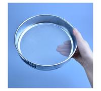 1 pc setaccio di test di laboratorio standard 304 Sus Filtro Mesh Chroming Frame di campionamento ISPEZIONE Farmacopeia setaccio Dia 20 cm 12-200 mesh(20 mesh(0.9mm))